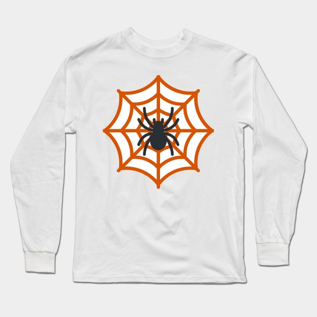 yellow black spider web Long Sleeve T-Shirt by Artistic_st